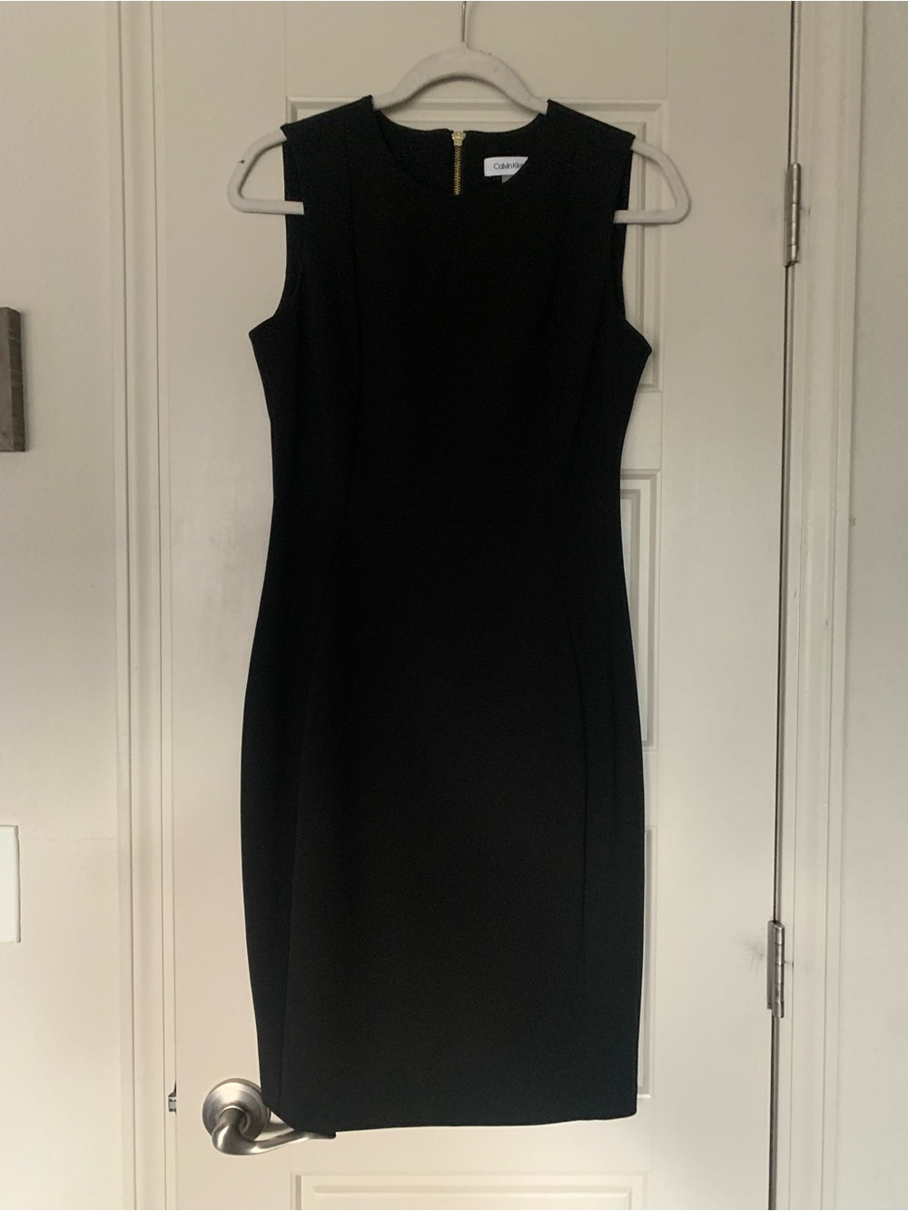 Calvin Klein Black Sleeveless Sheath Dress (LBD)